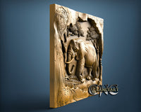 Elephant, 3D STL Model 11675