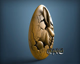 Easter Bunny Egg,  3D STL Model 11677