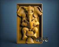 Elephant in VC, 3D STL Model 11678