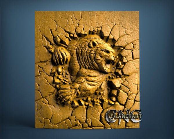 Breaking Bear, 3D STL Model 11679