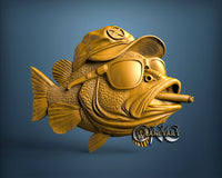 Cool Fish, 3D STL Model 11682