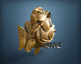 Cool Fish, 3D STL Model 11682