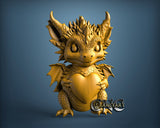 Cute Dragon, 3D STL Model 11683