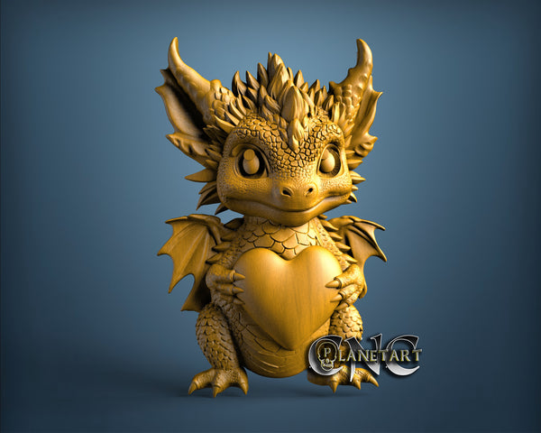 Cute Dragon, 3D STL Model 11683