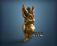 Cute Dragon, 3D STL Model 11683