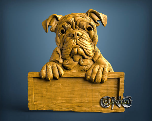 Dog Table, 3D STL Model 11687