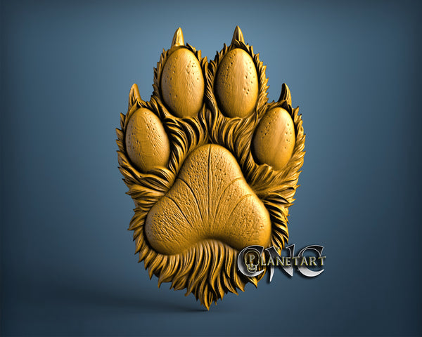 Paw, 3D STL Model 11690
