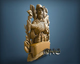 Fisherman, 3D STL Model 11697