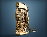 Parrot Beach Sign, 3D STL Model 11707
