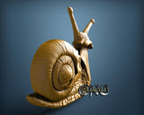 Skull Snail, 3D STL Model 11712