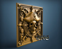 Pirate Skull, 3D STL Model 11714