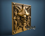 Pirate Skull, 3D STL Model 11714