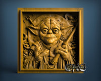 Master Yoda, 3D STL Model 11715