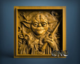 Master Yoda, 3D STL Model 11715
