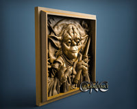 Master Yoda, 3D STL Model 11715