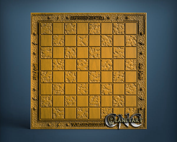 Harry Potter Chessboard, 3D STL Model 11726