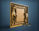 Horses Chess Board, 3D STL Model 11727