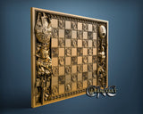 ChessBoard Star Wars, 3D STL Model 11728