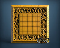 Lord of the Rings Chessboard, 3D STL Model 11729