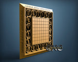 Lord of the Rings Chessboard, 3D STL Model 11729
