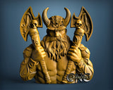 Viking & Axe, 3D STL Model 11733
