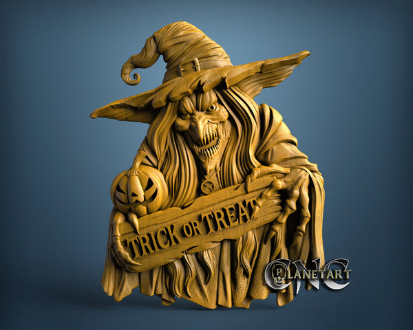 Halloween Whitch, 3D STL Model 11734