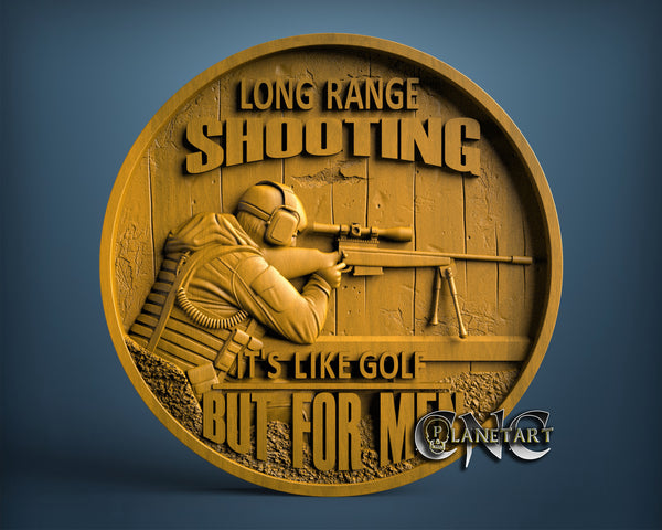 Shooting is Like Golf, 3D STL Model 11738