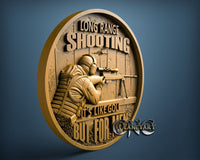 Shooting is Like Golf, 3D STL Model 11738