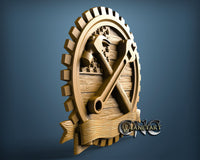 Work Sign, 3D STL Model 11741