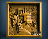 Tractor, 3D STL Model 11743