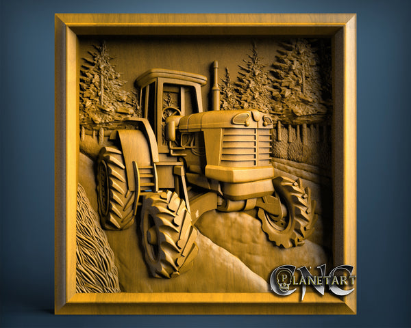 Tractor, 3D STL Model 11743