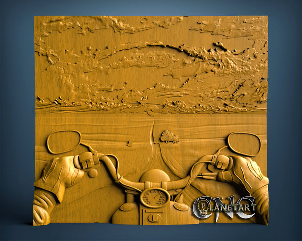 Biker Road, 3D STL Model 11744