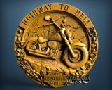 Harley Davidson Highway, 3D STL Model 11745