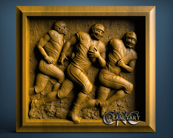 American Football, 3D STL Model 11749