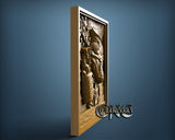 Father Soldier USA, 3D STL Model 11750