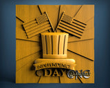 Indipence Day, 3D STL Model 11753