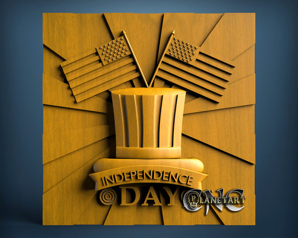 Indipence Day, 3D STL Model 11753