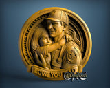 Love You Dad, 3D STL Model 11754