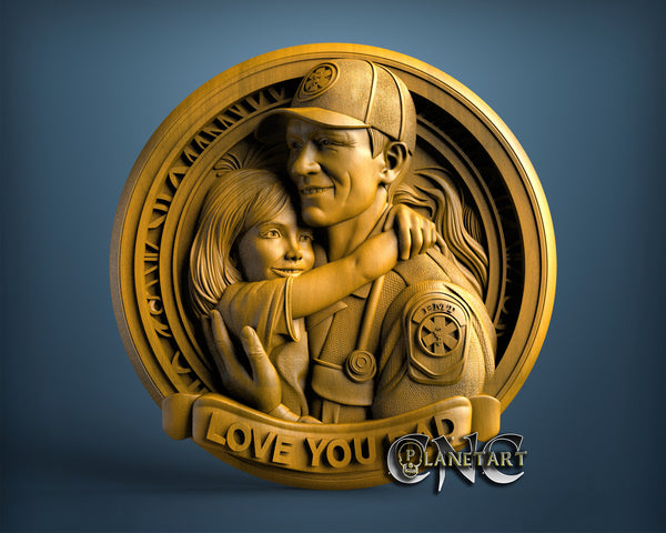 Love You Dad, 3D STL Model 11754