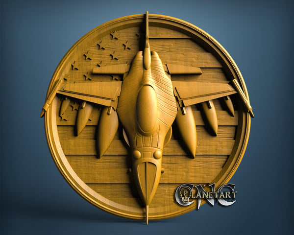 USA Plane, 3D STL Model 11760