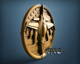 USA Plane, 3D STL Model 11760