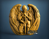 Soldier Angel Wings, 3D STL Model 11762