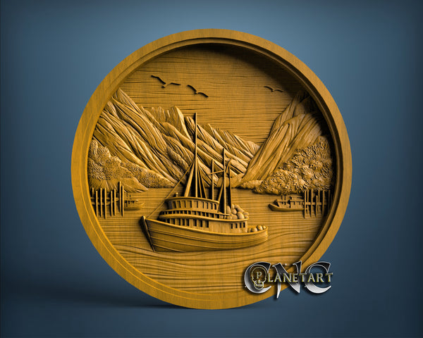 Boat, 3D STL Model 11769