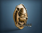 Bulldog Fireman, 3D STL Model 11770