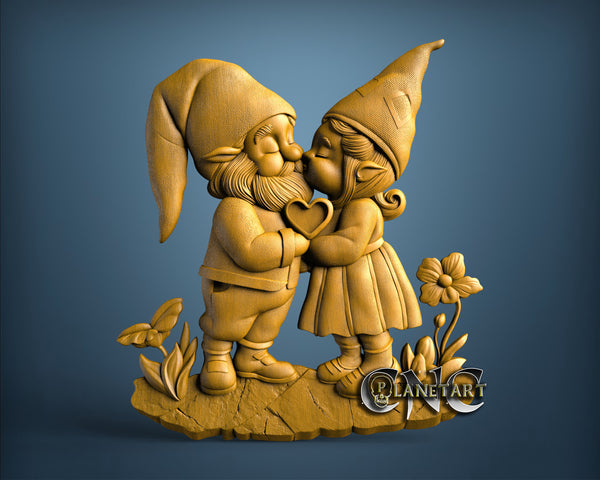 Gnome Love, 3D STL Model 11778