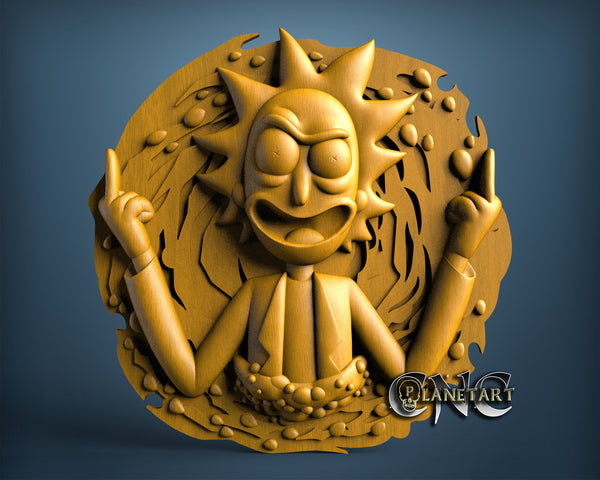 Rick, 3D STL Model 11779