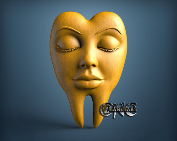 Tooth, 3D STL Model 11782