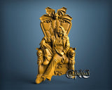 Ozzy Chair, 3D STL Model 11784