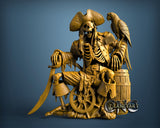 Jack Sparrow, 3D STL Model 11789