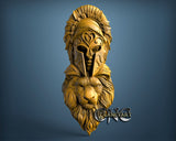 Lion Girl Warrior, 3D STL Model 11795